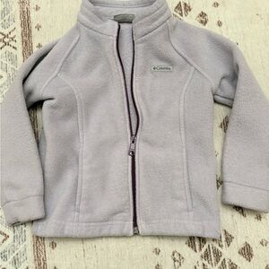 Columbia Soft Lavender Fleece Jacket